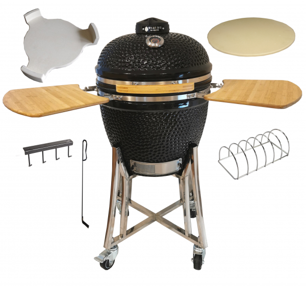 WILLS BIG Kamado Keramik Grill mit Zubehör set